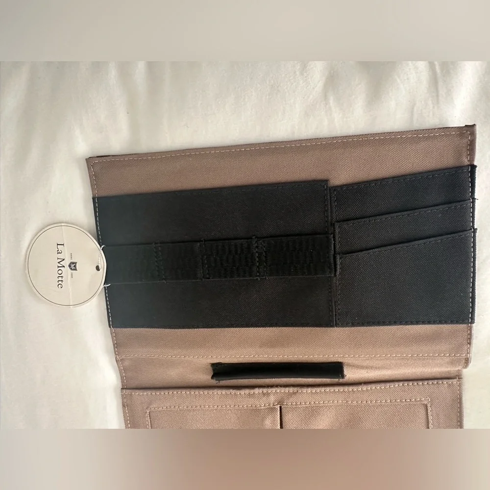 Black Leather Tablet Organizer